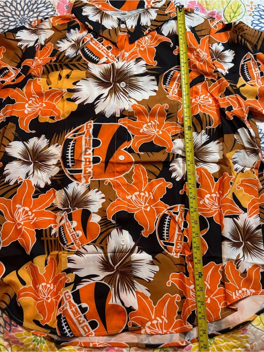 New 2XL womens bengals gameday Hawaiian shirt - Picture 4 of 5